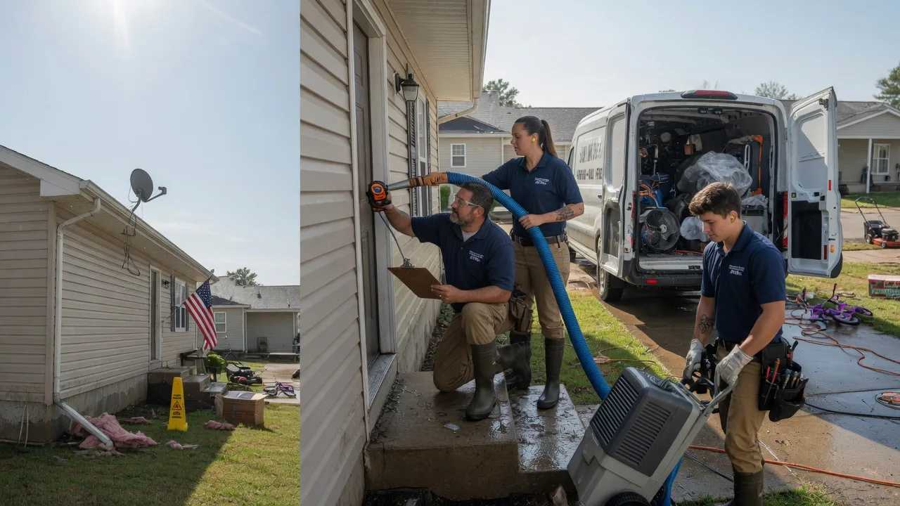 Ceiling Water Damage Restoration in Goldonna, LA near me