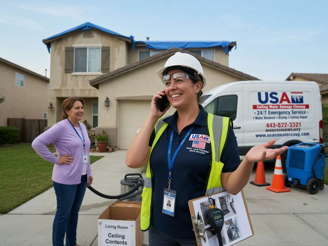 Ceiling Water Damage Restoration Goldonna, LA FAQs